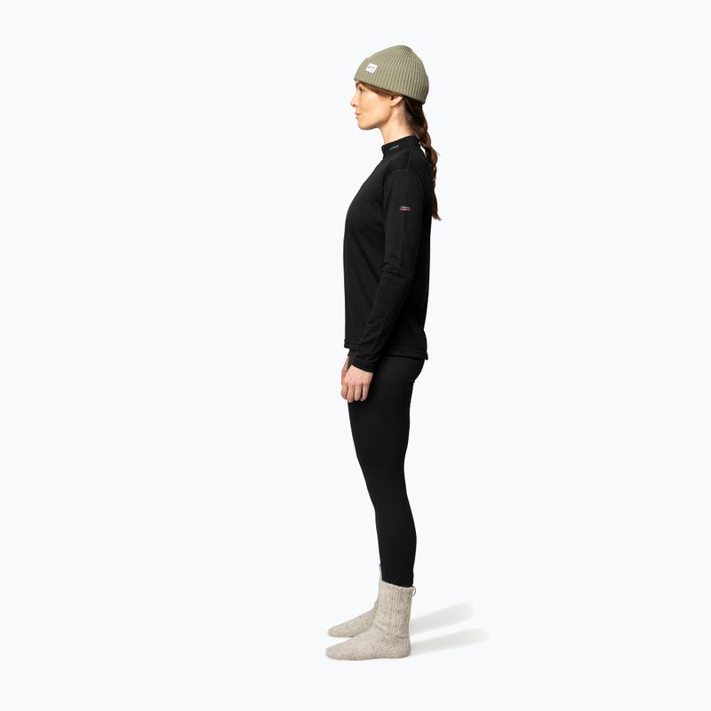 Felpa termica donna Devold Breeze Merino 150 Zip Neck black 4