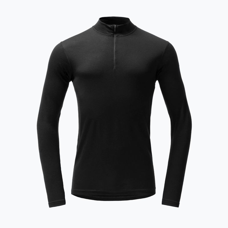 Felpa termica uomo Devold Breeze Merino 150 Zip Neck black 5