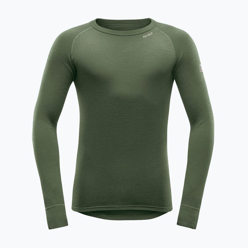 Felpa termica uomo Devold Expedition Merino 235 forest 5