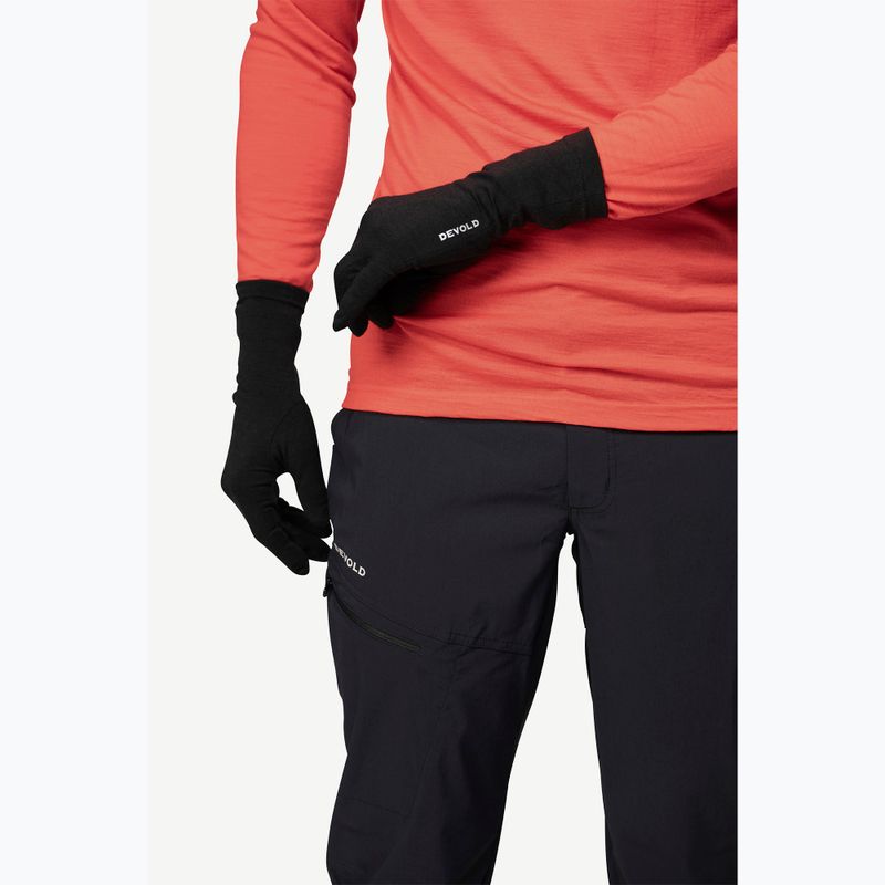 Guanti Devold Innerliner Merino black 3