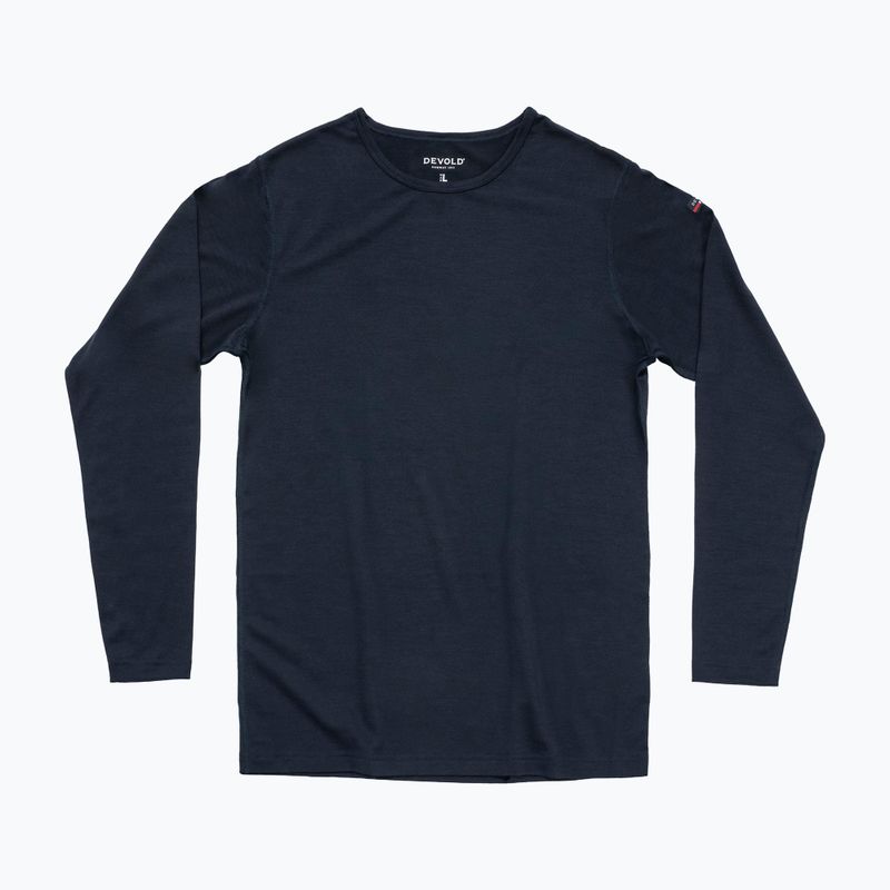 Felpa termica uomo Devold Breeze Merino 150 ink 5