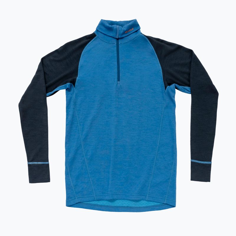 Felpa termica uomo Devold Duo Active Merino 205 Zip Neck blue/ink 5