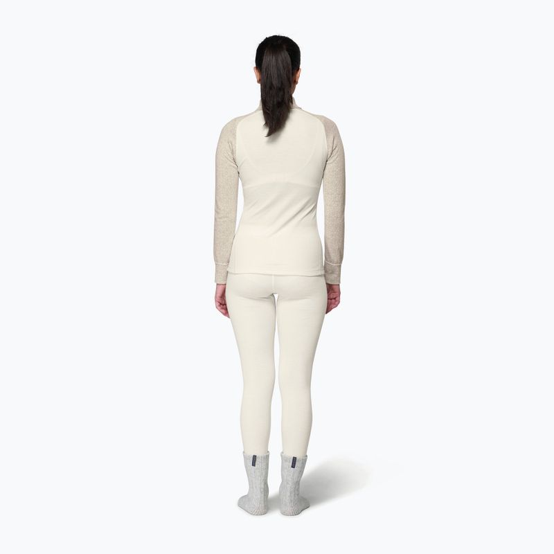 Felpa termica donna Devold Duo Active Merino 205 Zip Neck raw white 3