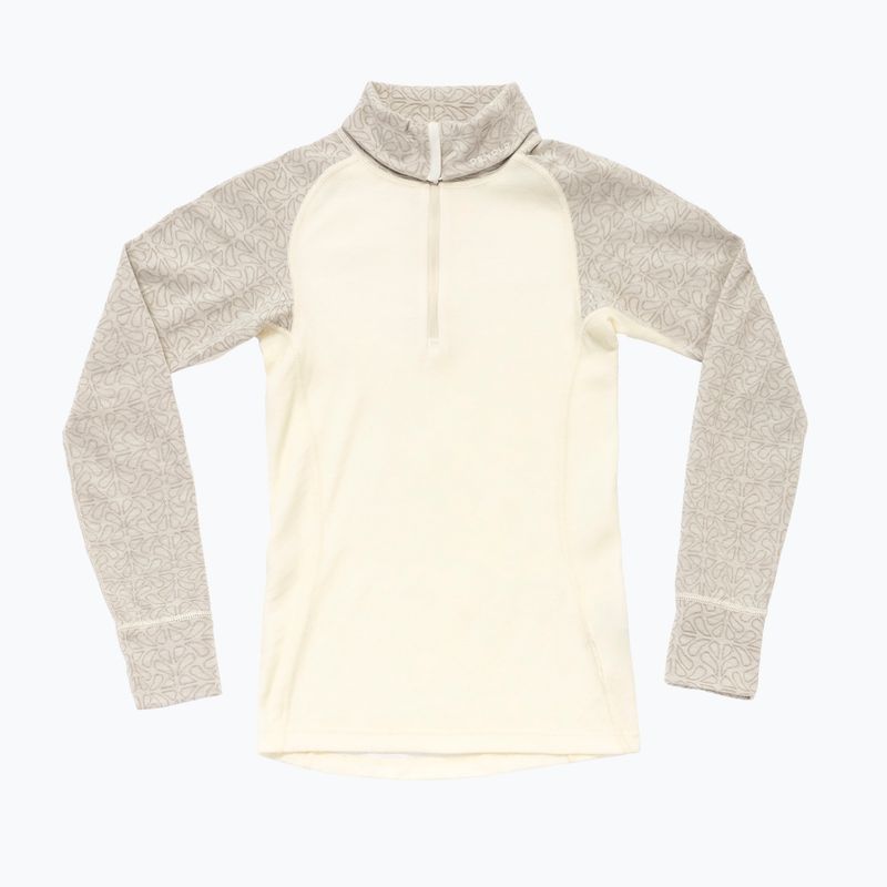 Felpa termica donna Devold Duo Active Merino 205 Zip Neck raw white 5