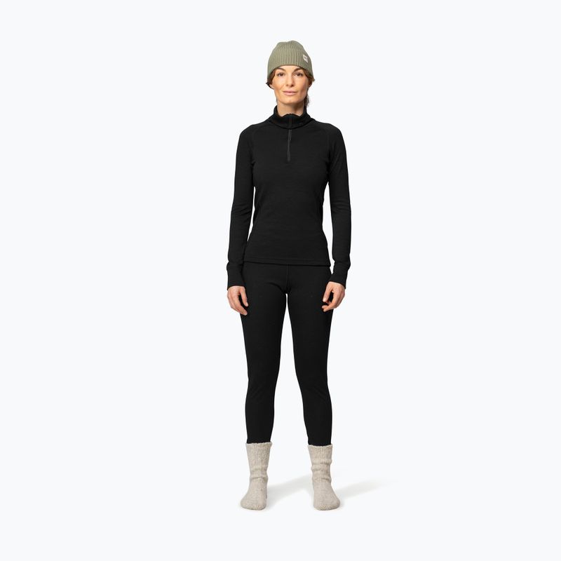 Felpa termica donna Devold Duo Active Merino 205 Zip Neck black 2