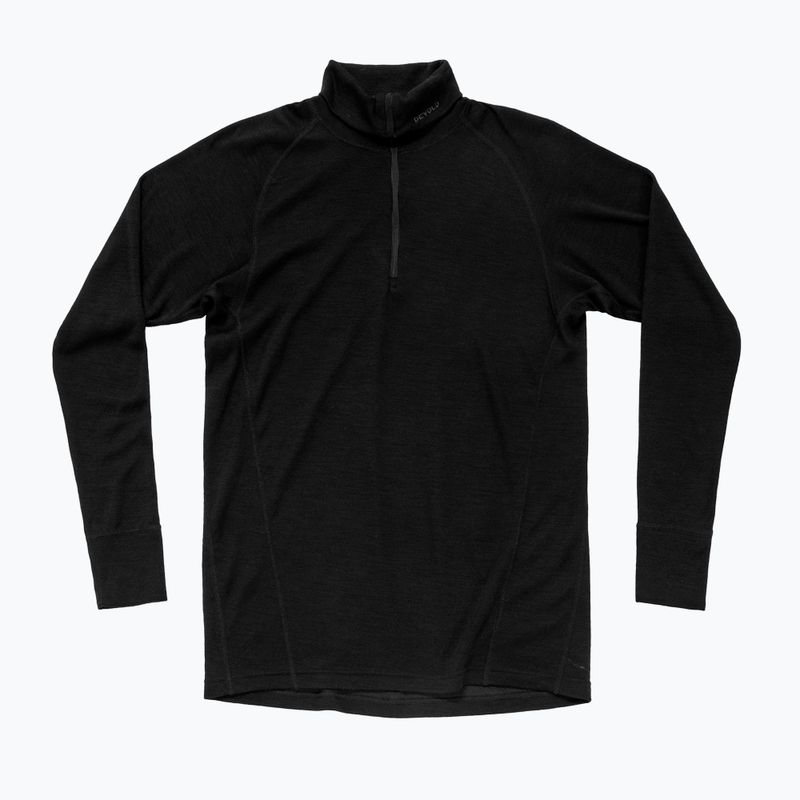 Felpa termica uomo Devold Duo Active Merino 205 Zip Neck black 5