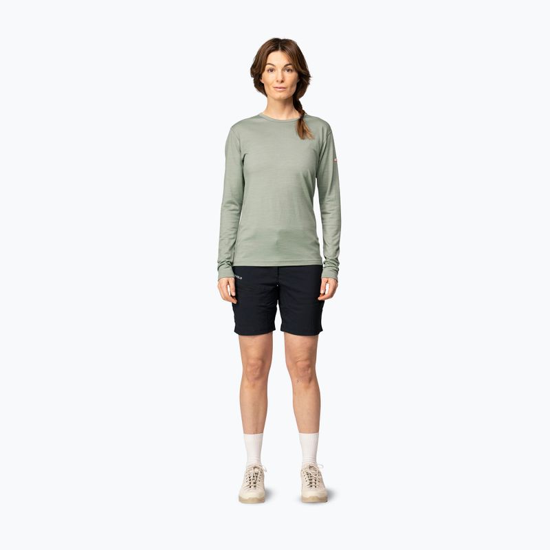 Felpa termica donna Devold Breeze Plus Merino 200 fog 2