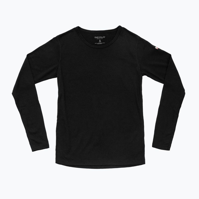 Felpa termica donna Devold Breeze Plus Merino 200 black 5