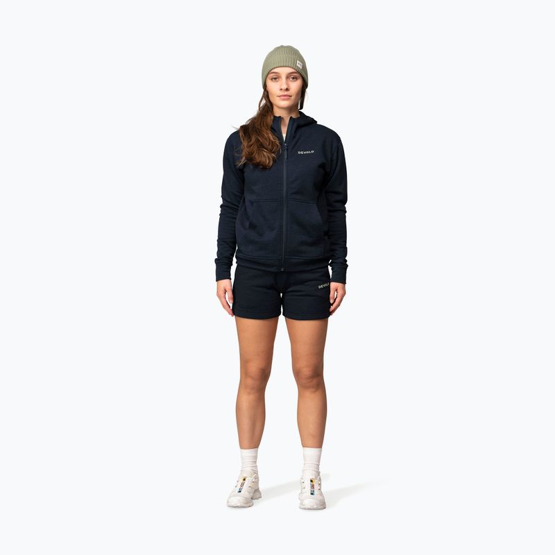 Felpa donna Devold Everyday Zip Hoodie ink 2