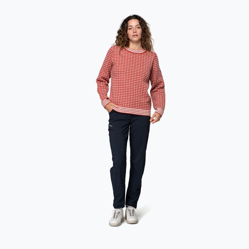 Maglione Devold Islender Refined marsala/offwhite 2