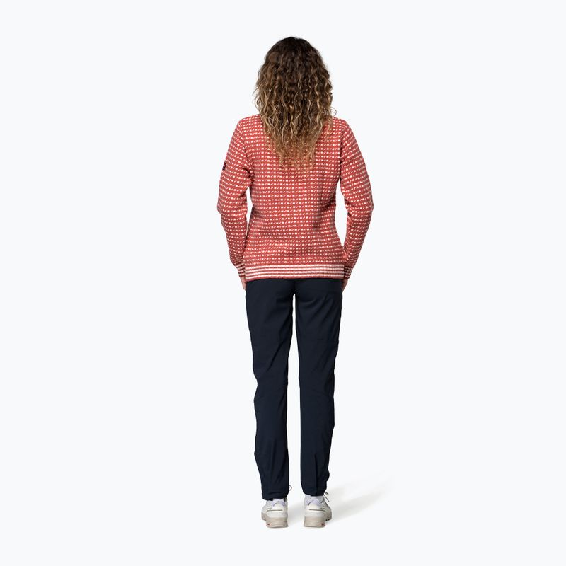 Maglione Devold Islender Refined marsala/offwhite 3