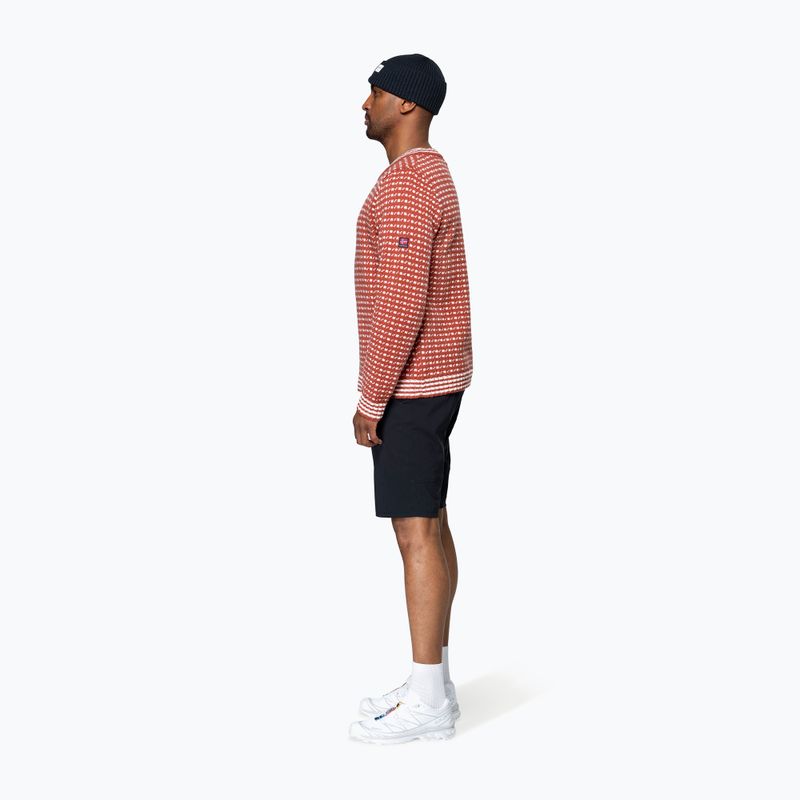 Maglione Devold Islender Refined marsala/offwhite 7