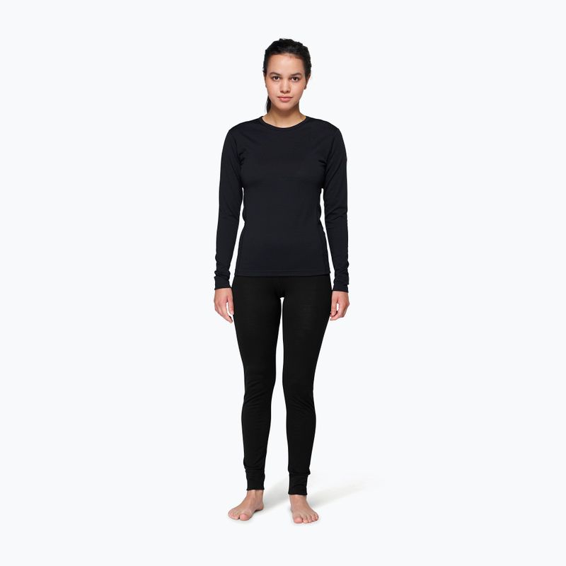 Felpa termica donna Devold Breeze Merino 150 black 2