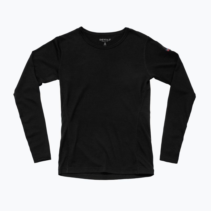 Felpa termica donna Devold Breeze Merino 150 black 5