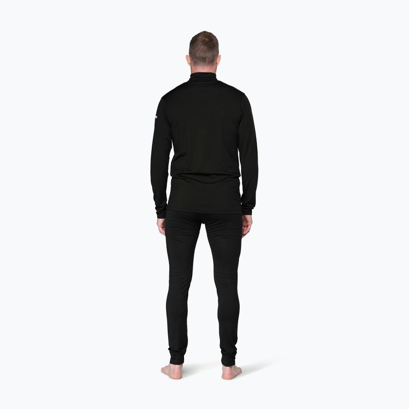 Felpa termica uomo Devold Breeze Plus Merino 200 Zip Neck black 3