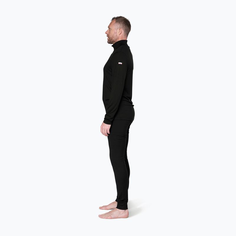 Felpa termica uomo Devold Breeze Plus Merino 200 Zip Neck black 4