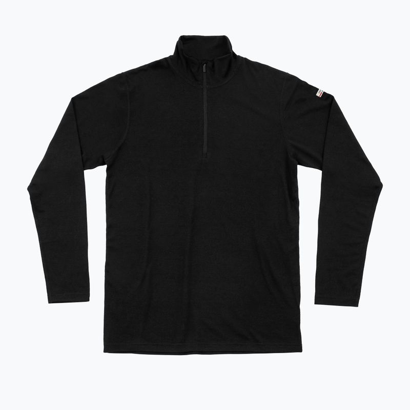 Felpa termica uomo Devold Breeze Plus Merino 200 Zip Neck black 5