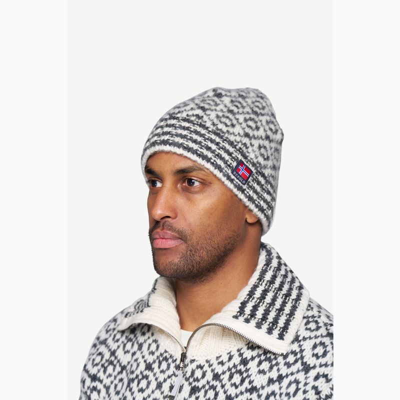 Cappello invernale Devold Svalbard Wool offwhite/anthracite 3