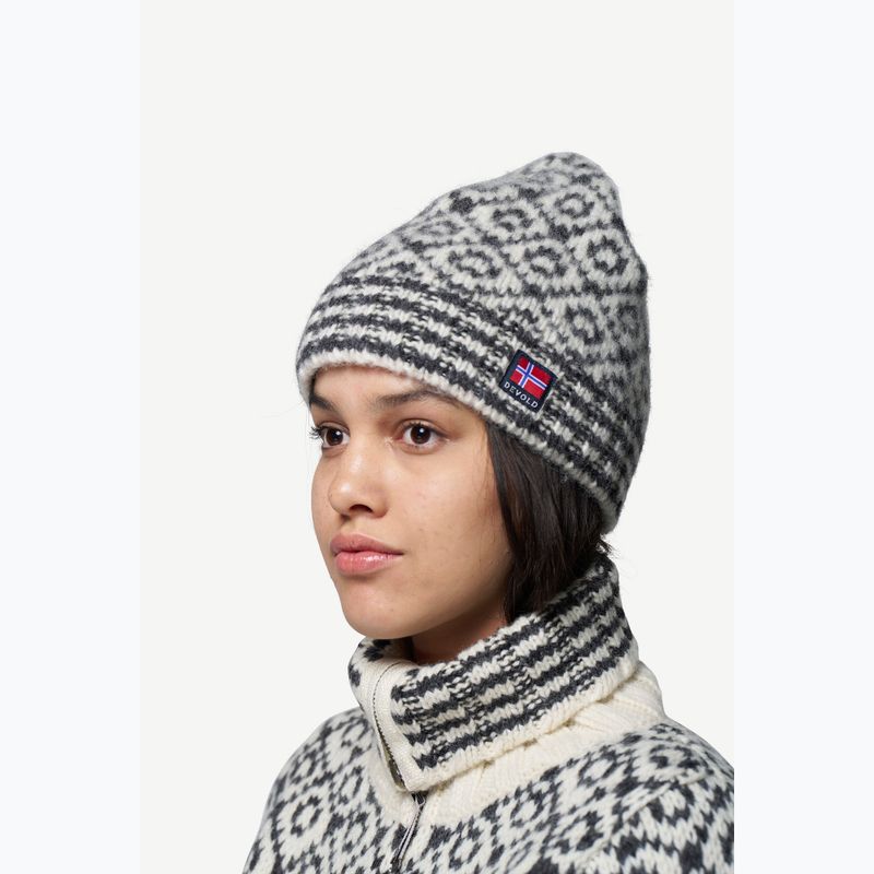 Cappello invernale Devold Svalbard Wool offwhite/grey 2