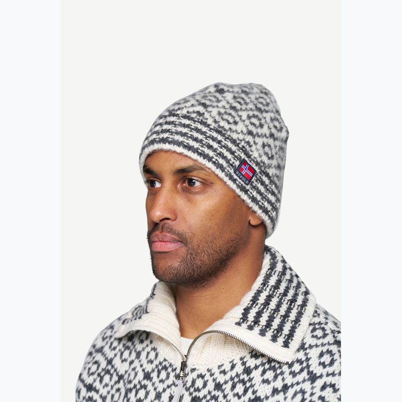 Cappello invernale Devold Svalbard Wool offwhite/grey 3