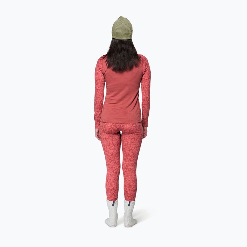 Felpa termica donna Devold Duo Active Merino 205 marsala 3