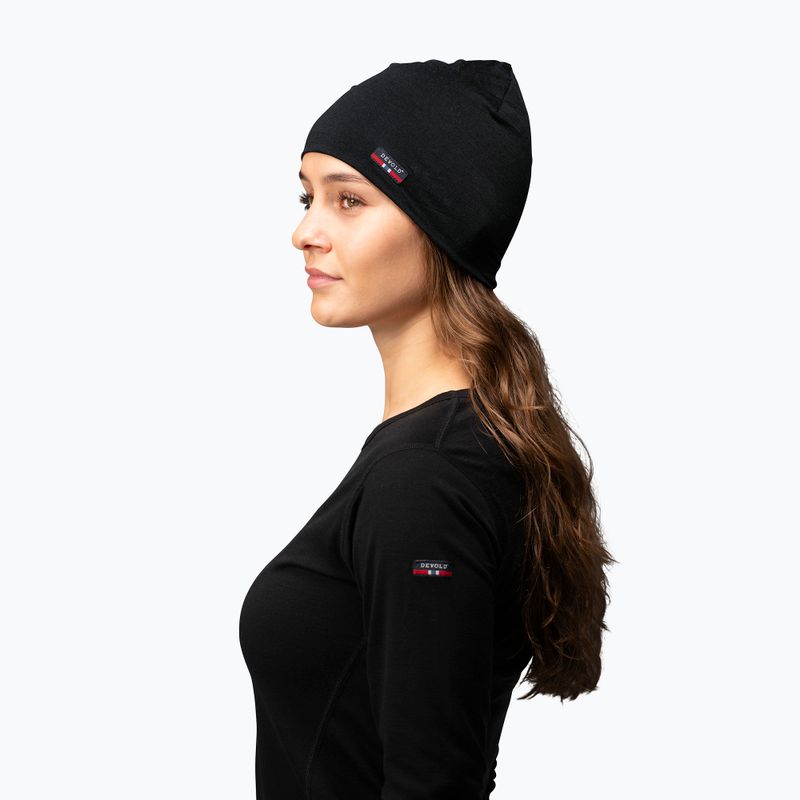 Cappello invernale Devold Breeze Merino 150 black 3