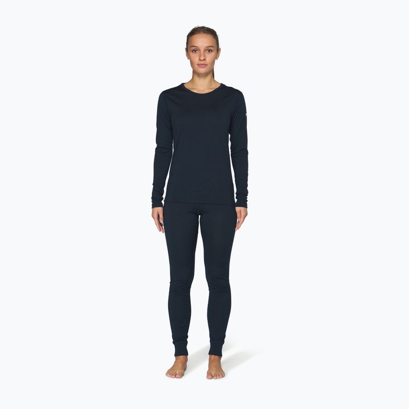 Felpa termica donna Devold Breeze Plus Merino 200 ink 2