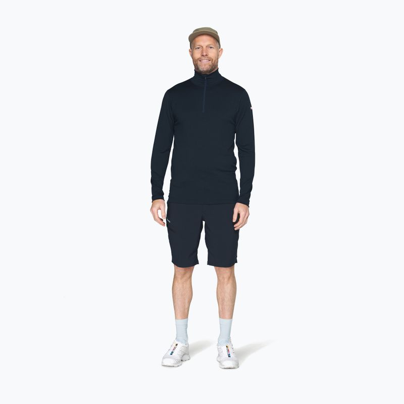 Felpa termica uomo Devold Breeze Plus Merino 200 Zip Neck ink 2