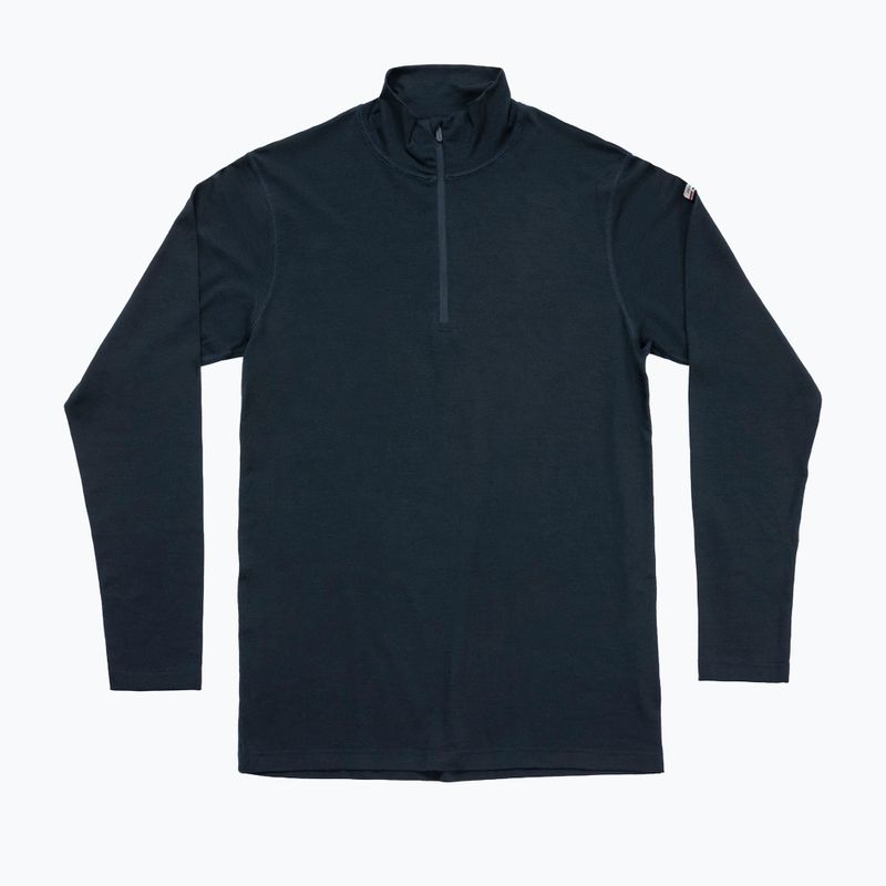 Felpa termica uomo Devold Breeze Plus Merino 200 Zip Neck ink 5