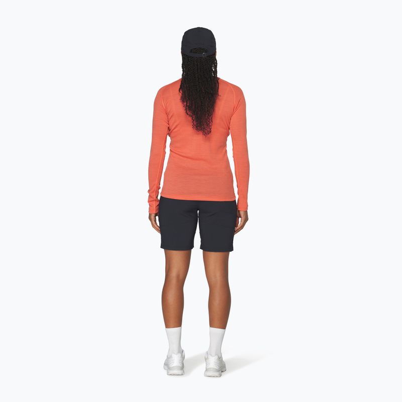 Felpa termica donna Devold Adventure Merino 190 coral 3