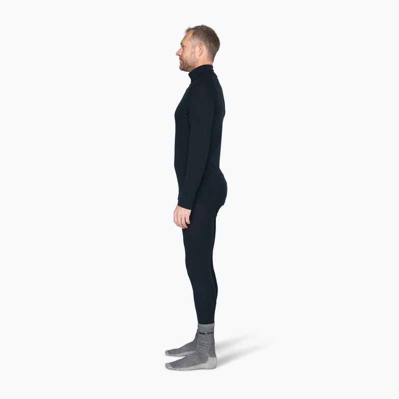 Felpa termica uomo Devold Adventure Merino 190 High Neck ink 4