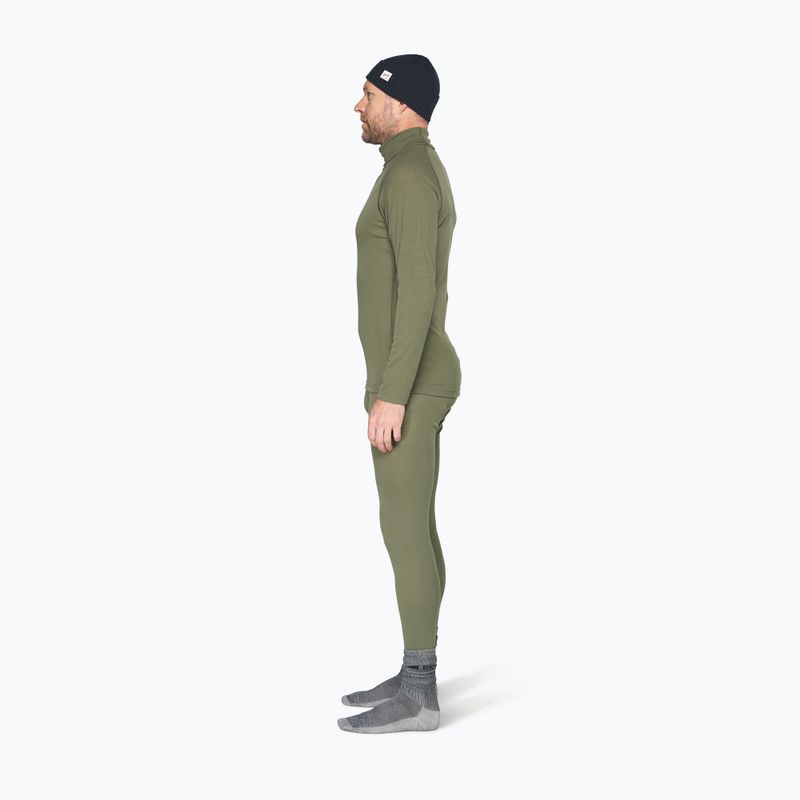 Felpa termica uomo Devold Adventure Merino 190 High Neck lichen 4