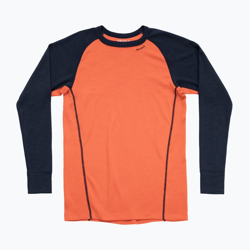 Felpa termica uomo Devold Duo Active Merino 205 brick 5