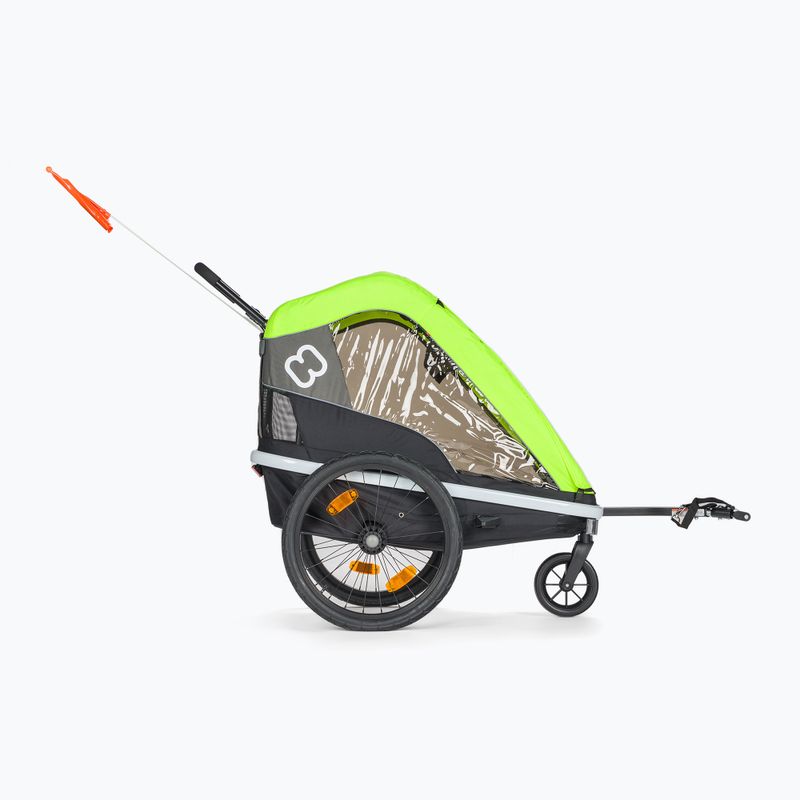 Rimorchio per biciclette Hamax Avenida One verde lime 2