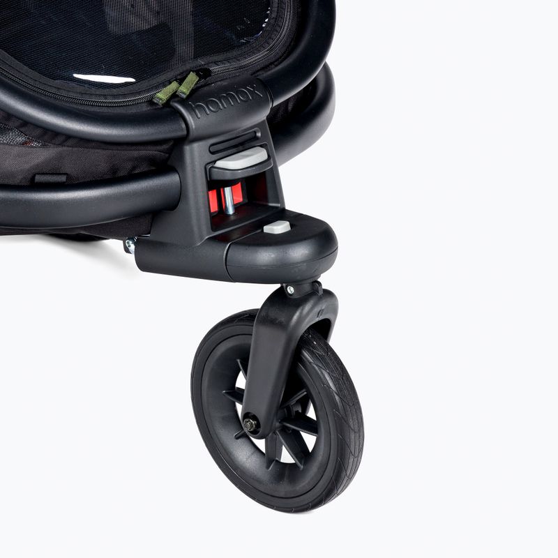 Rimorchio per bicicletta Hamax Outback One verde/nero 6