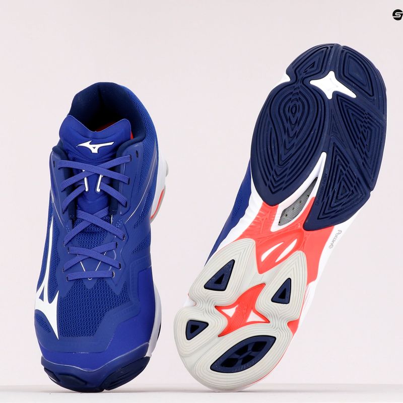Scarpe da pallavolo Mizuno Wave Lightning Z6 blu V1GA200020 10