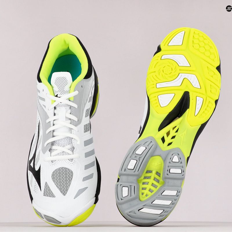 Scarpe da pallavolo uomo Mizuno Wave Lightning Z4 giallo V1GA180044 10
