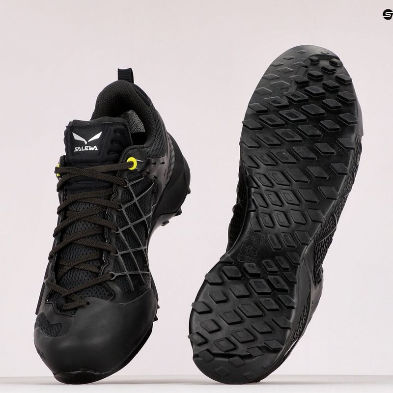 Scarpa da avvicinamento Salewa Wildfire GTX da uomo nero/argento 10