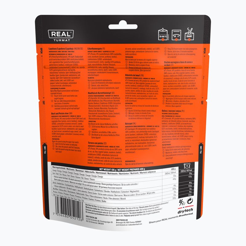 Cibo liofilizzato Real Turmat Beef Stew with Potatoes 108 g 2