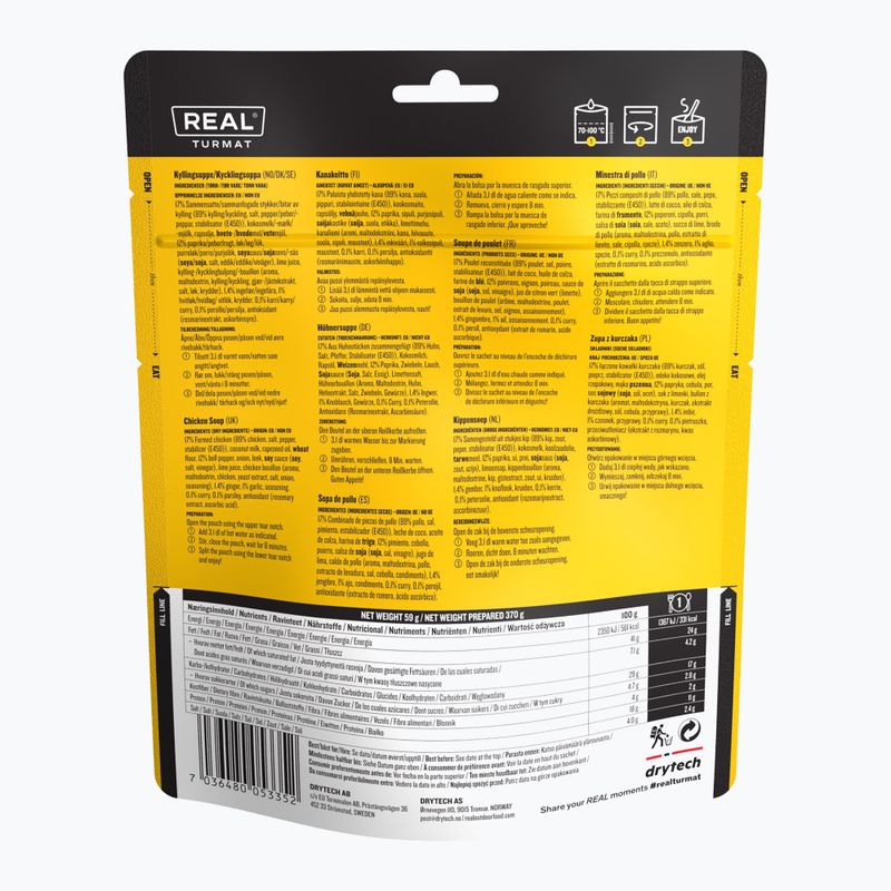 Cibo liofilizzato Real Turmat Chicken Soup 59 g 2