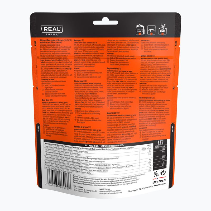Cibo liofilizzato Real Turmat Beef Stew 128 g 2