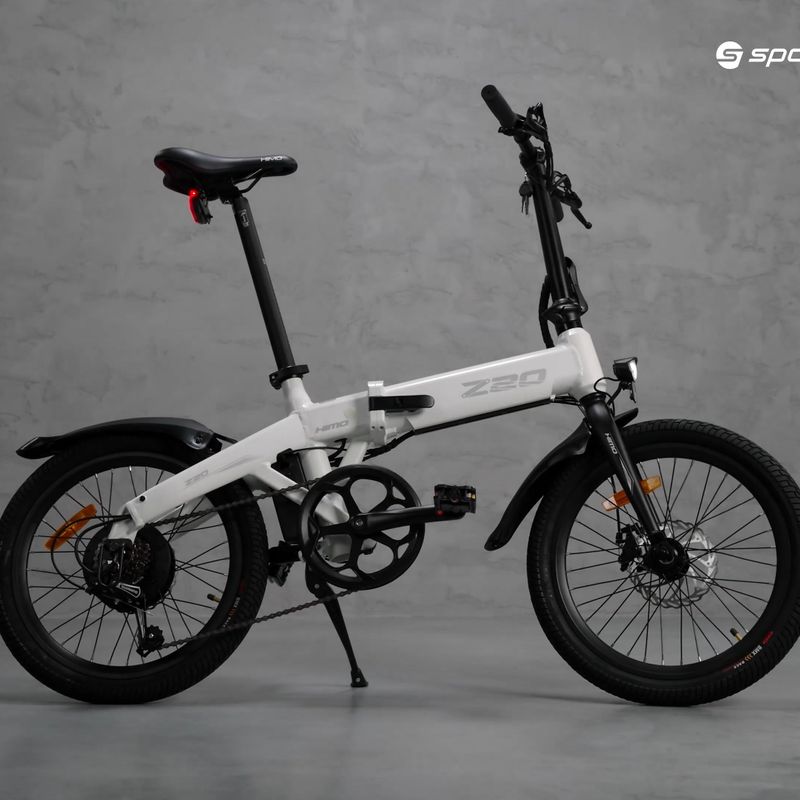 HIMO Z20 Max 36V 10Ah 360Wh bicicletta elettrica bianca 17