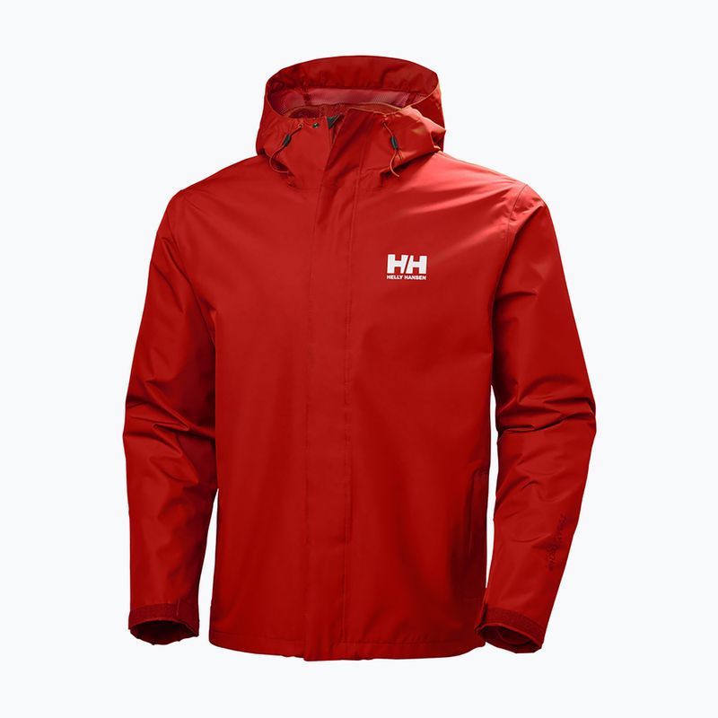 Giacca da pioggia Helly Hansen Seven J alert rosso da uomo 5