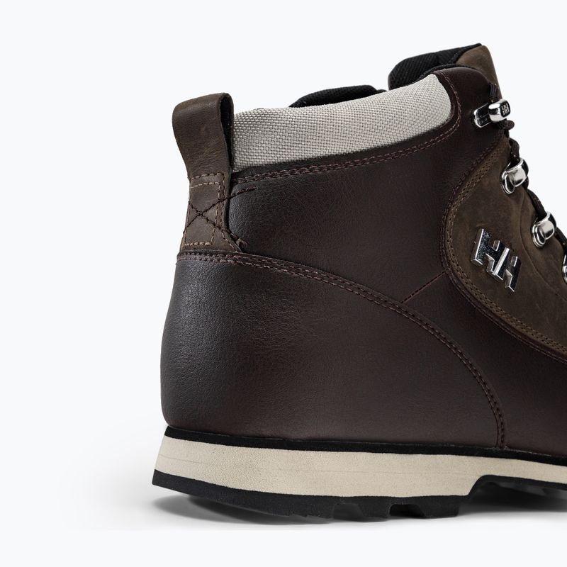 Stivali da trekking da uomo Helly Hansen The Forester coffee bean/nero/khaki 8