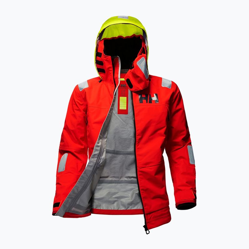 Giacca da vela da uomo Helly Hansen Aegir Race alert rosso 4