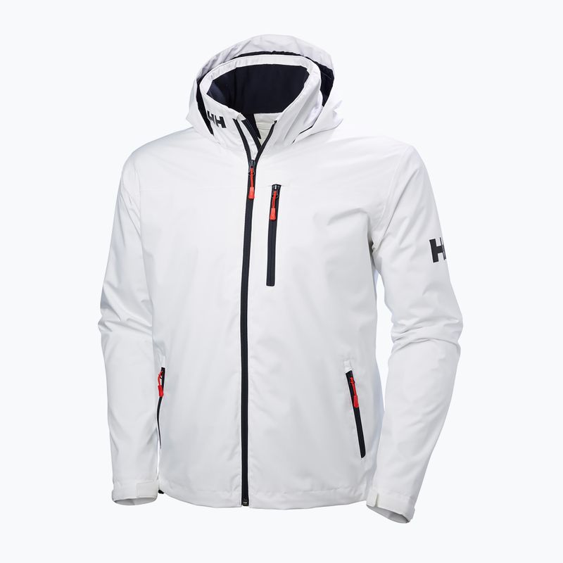 Giacca da vela da uomo Helly Hansen Crew Hooded Midlayer bianco 6