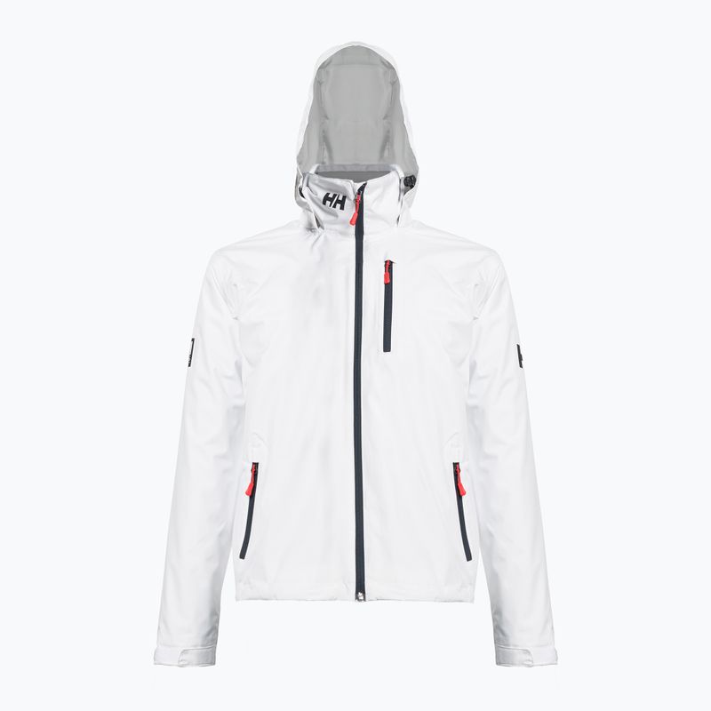 Giacca da vela da uomo Helly Hansen Crew Hooded Midlayer bianco