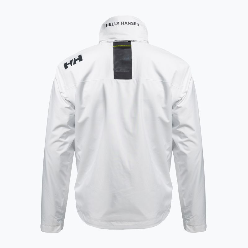 Giacca da vela da uomo Helly Hansen Crew Hooded Midlayer bianco 2
