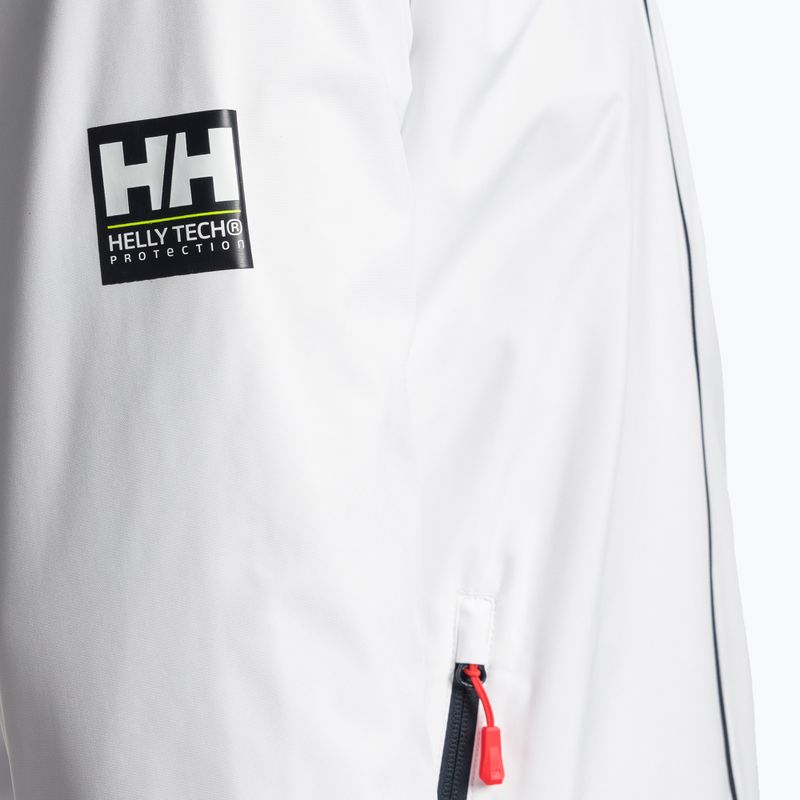Giacca da vela da uomo Helly Hansen Crew Hooded Midlayer bianco 4