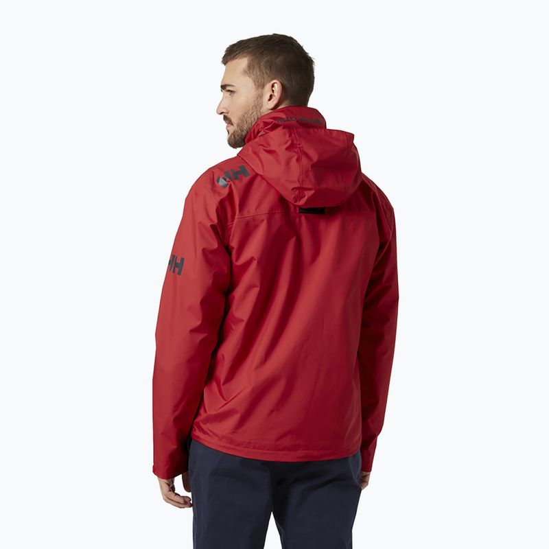 Giacca da vela da uomo Helly Hansen Crew Hooded rosso 2